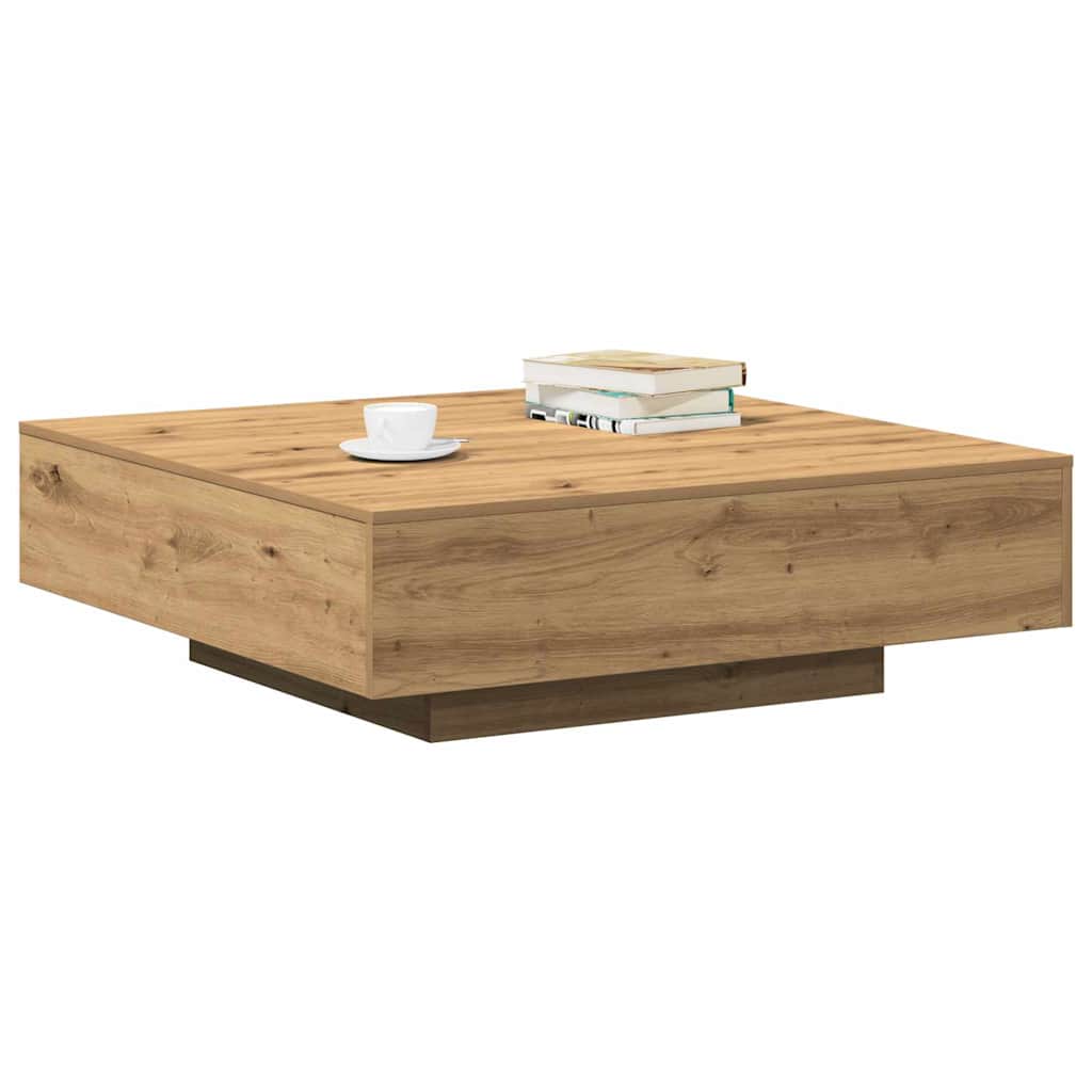 vidaXL Stolik kawowy Dąb rzemieślniczy 100 x 100 x 31 cm