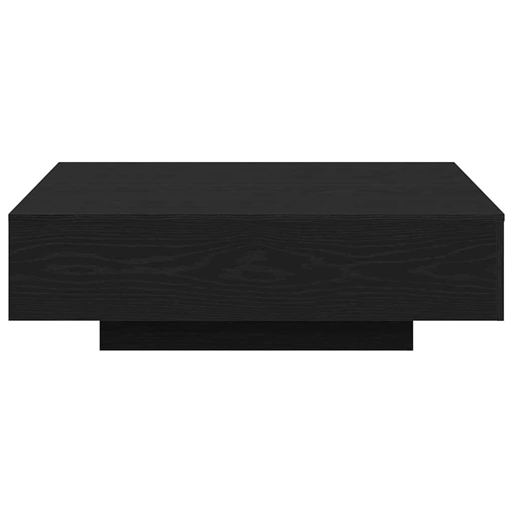 vidaXL Stolik kawowy Czarny Dąb 100 x 100 x 31 cm