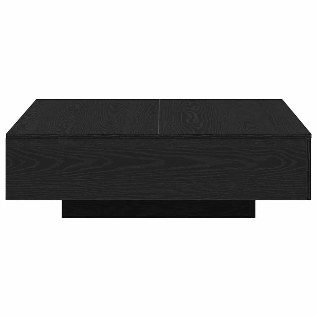 vidaXL Stolik kawowy Czarny Dąb 100 x 100 x 31 cm