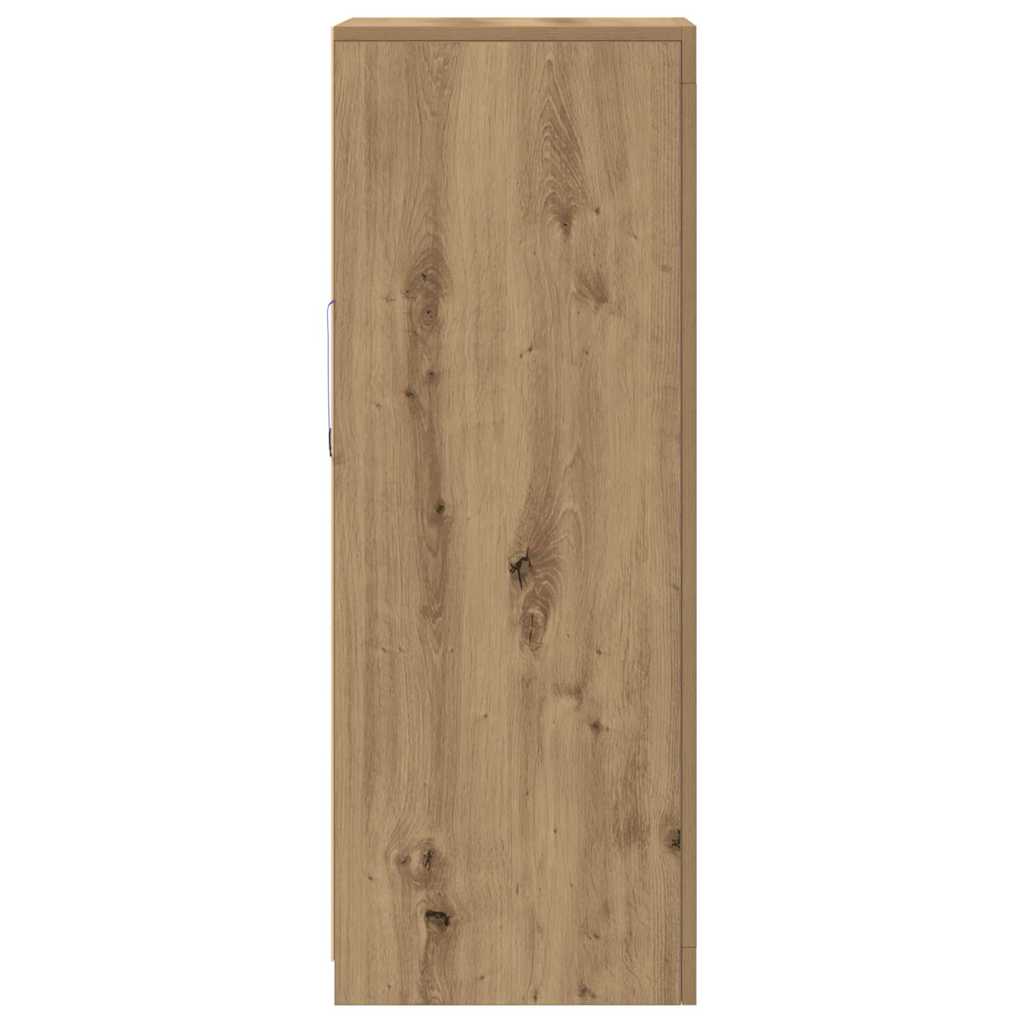 vidaXL Komoda LED Brązowy 41 x 37 x 100 cm Materiał drewnopochodny