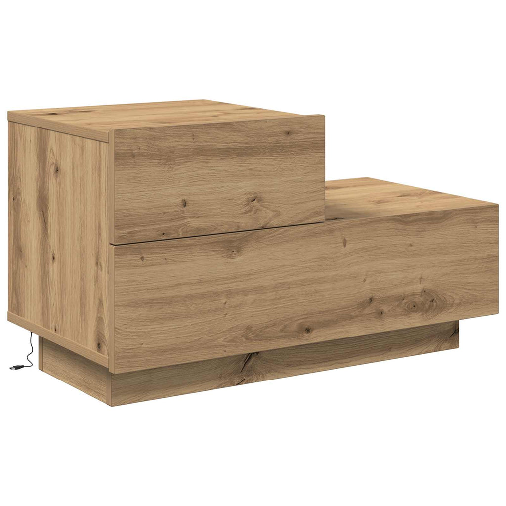 vidaXL Szafka Nocna z szufladą Dąb rzemieślniczy 70 x 36 x 40,5 cm