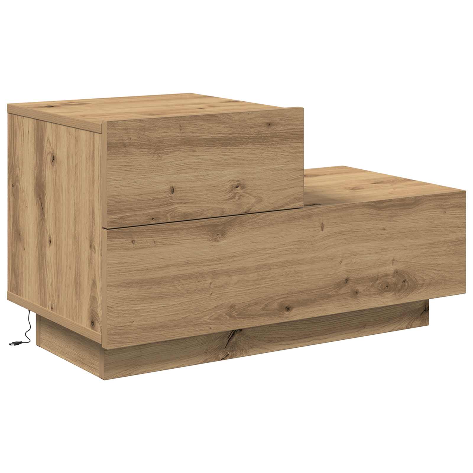 vidaXL Szafka Nocna z szufladą Dąb rzemieślniczy 70 x 36 x 40,5 cm