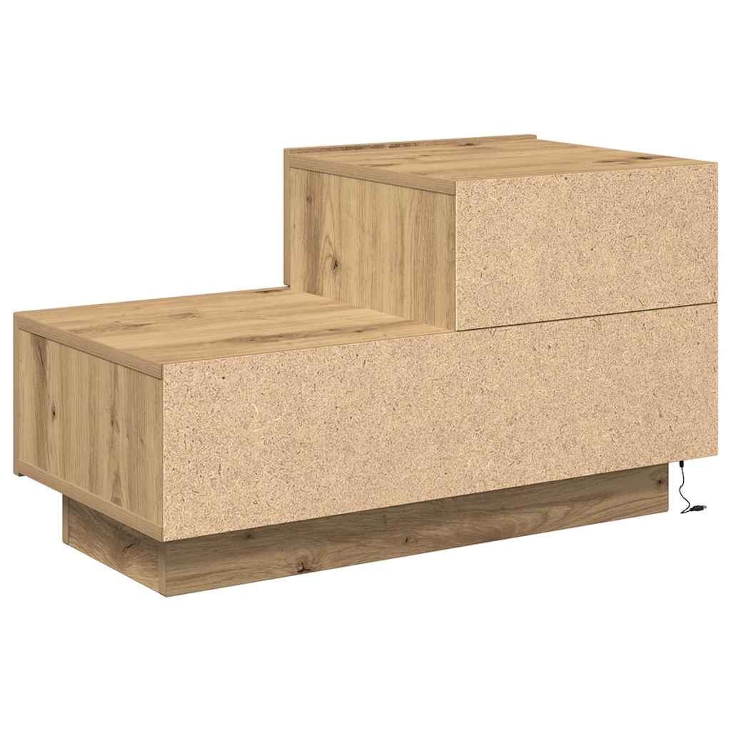vidaXL Szafka Nocna z szufladą Dąb rzemieślniczy 70 x 36 x 40,5 cm
