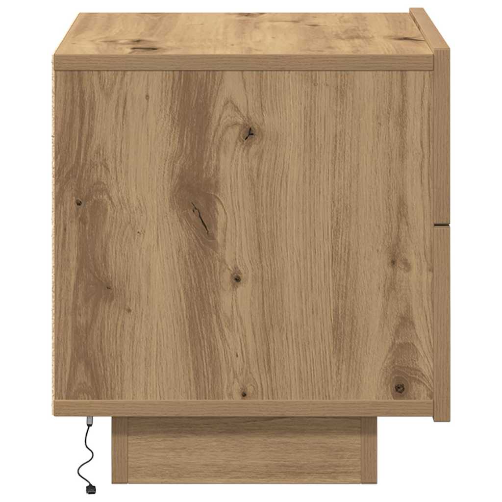 vidaXL Szafka Nocna z szufladą Dąb rzemieślniczy 70 x 36 x 40,5 cm