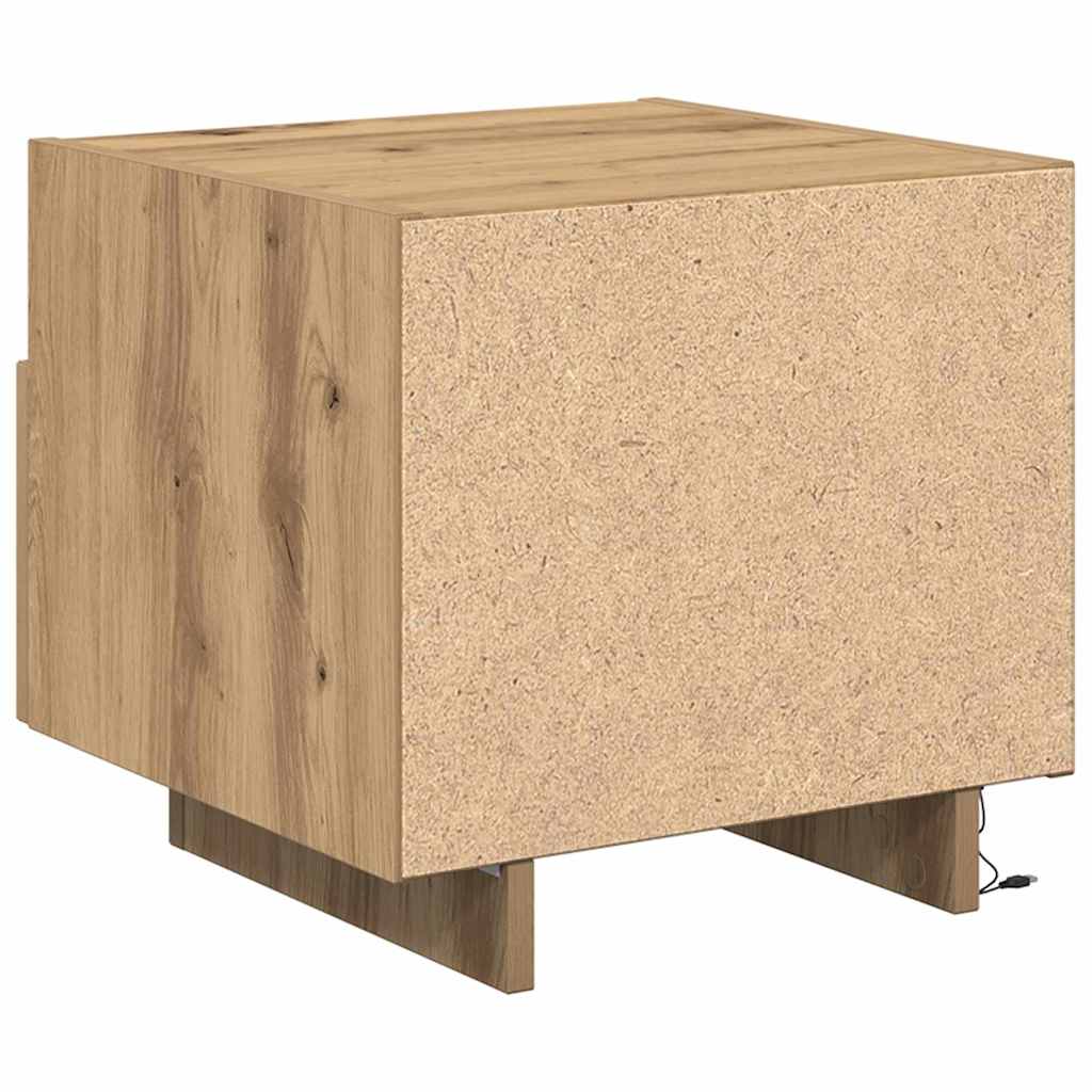 vidaXL Szafka Nocna z szufladą Dąb rzemieślniczy 40 x 39 x 37 cm