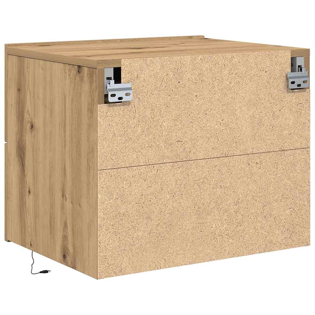 vidaXL Szafka Nocna z szufladą Dąb rzemieślniczy 50 x 39 x 41 cm