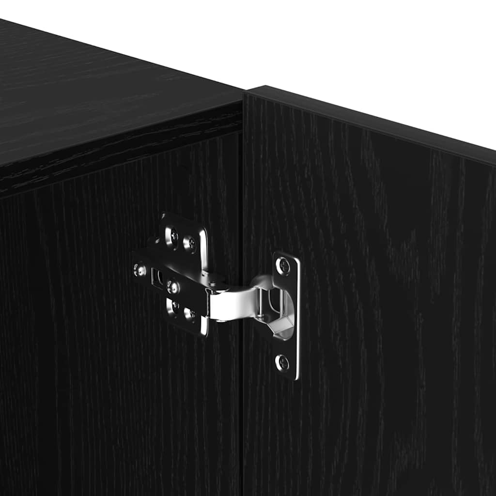 vidaXL Zestaw szafek RTV Czarny Dąb 100 x 30 x 41 cm