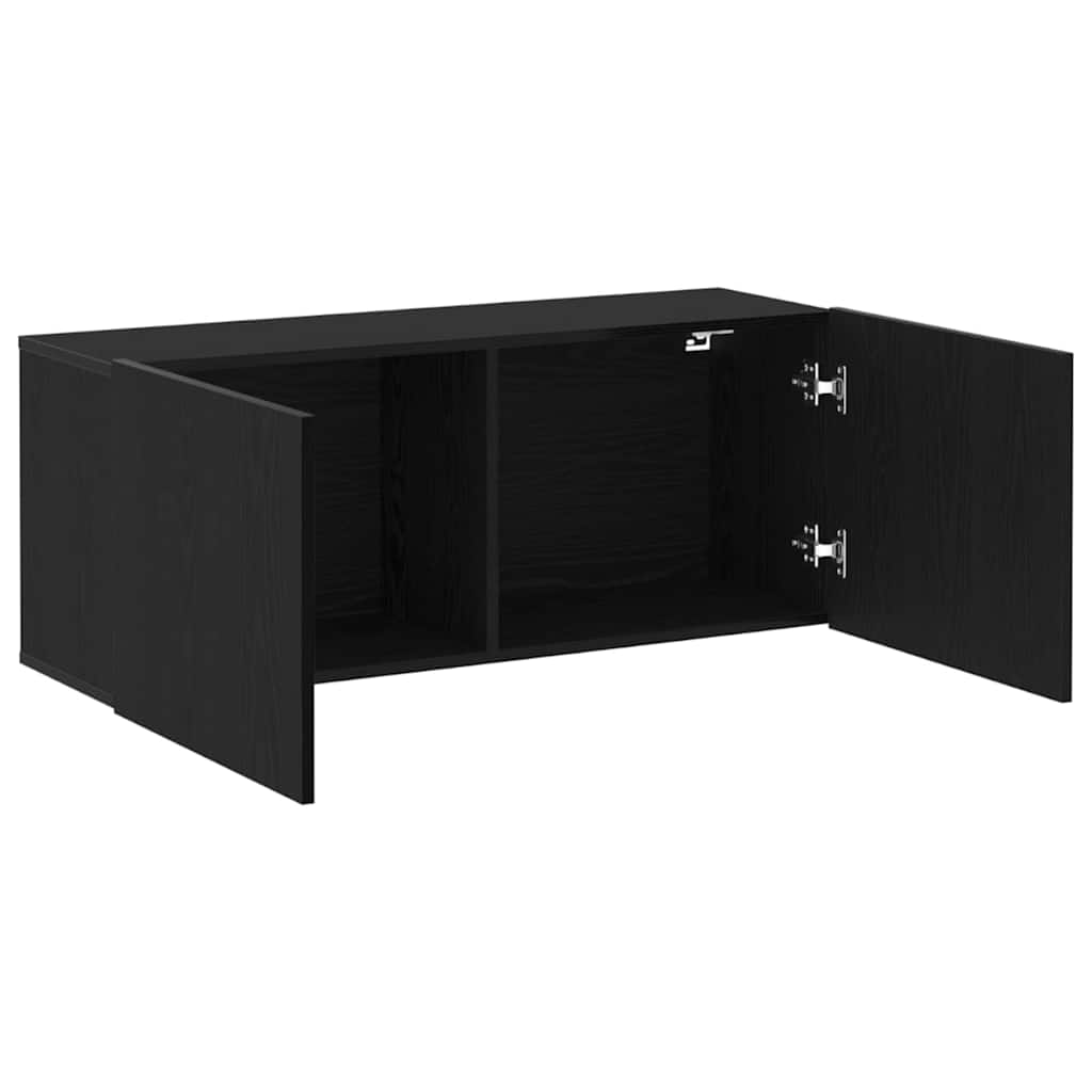 vidaXL Zestaw szafek RTV Czarny Dąb 100 x 30 x 41 cm