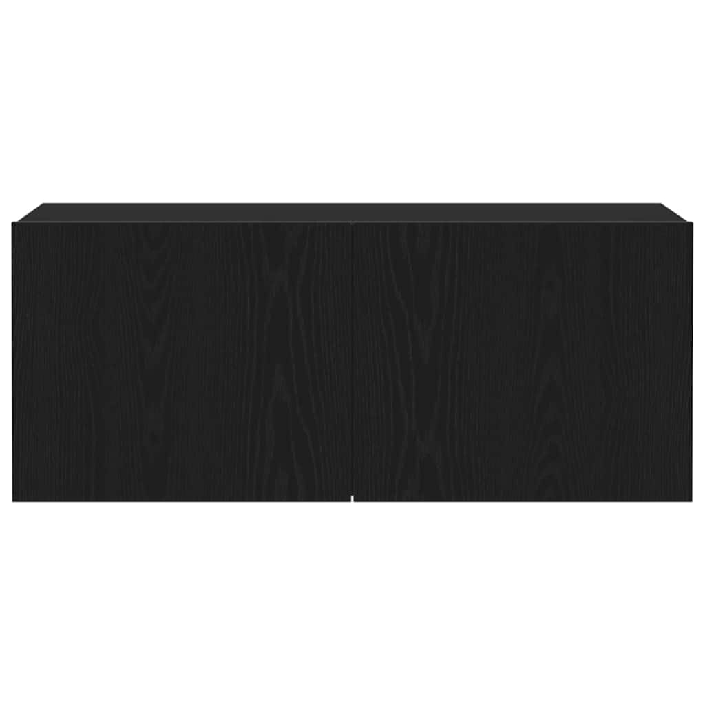 vidaXL Zestaw szafek RTV Czarny Dąb 100 x 30 x 41 cm