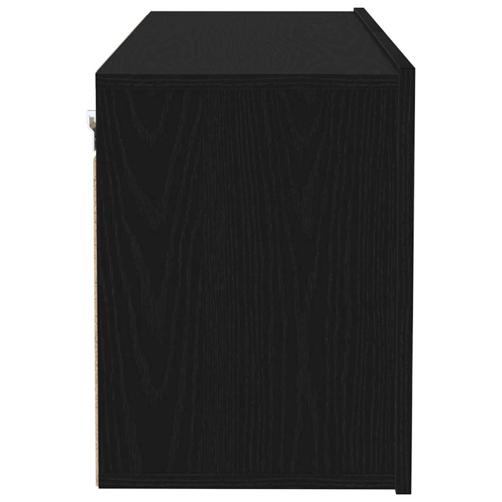 vidaXL Zestaw szafek RTV Czarny Dąb 100 x 30 x 41 cm