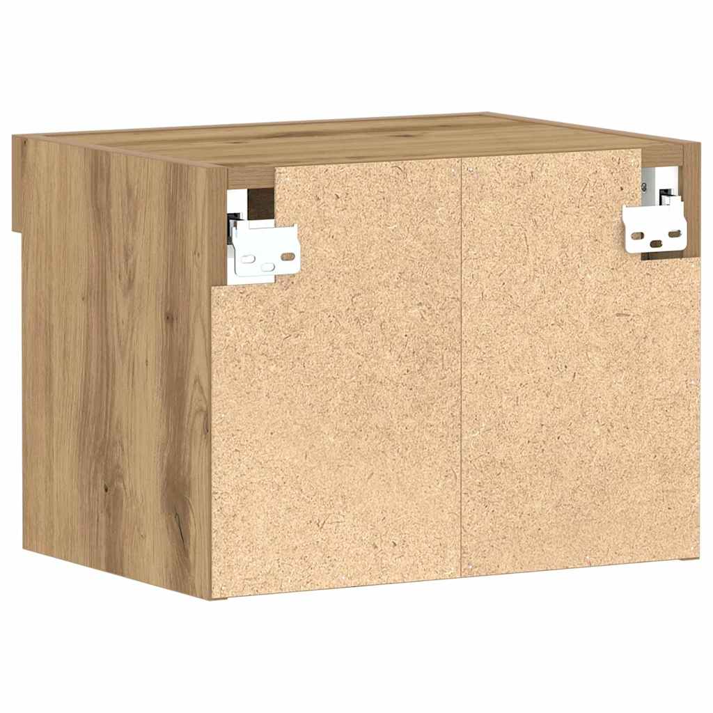 vidaXL Zestaw szafek RTV z LED 2 pcs Dąb rzemieślniczy 40 x 30 x 30 cm