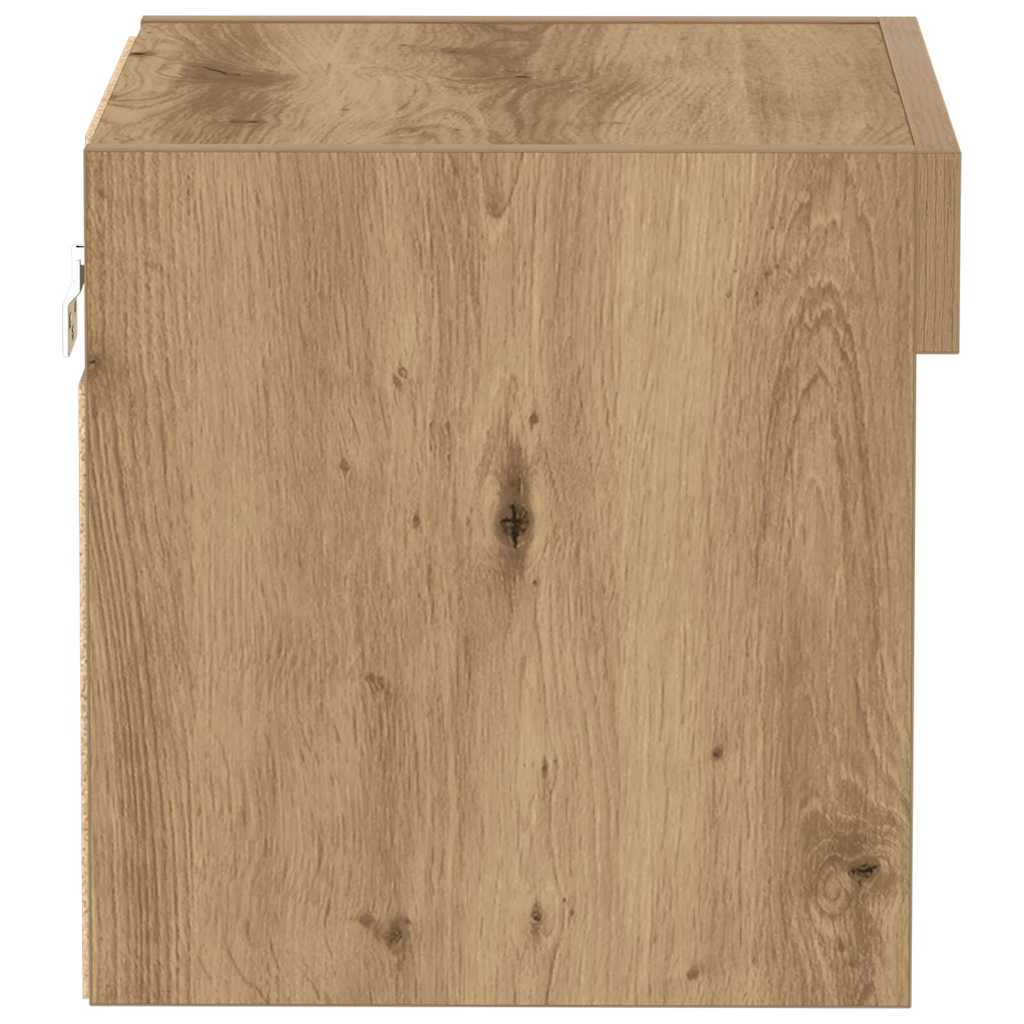 vidaXL Zestaw szafek RTV z LED 2 pcs Dąb rzemieślniczy 40 x 30 x 30 cm
