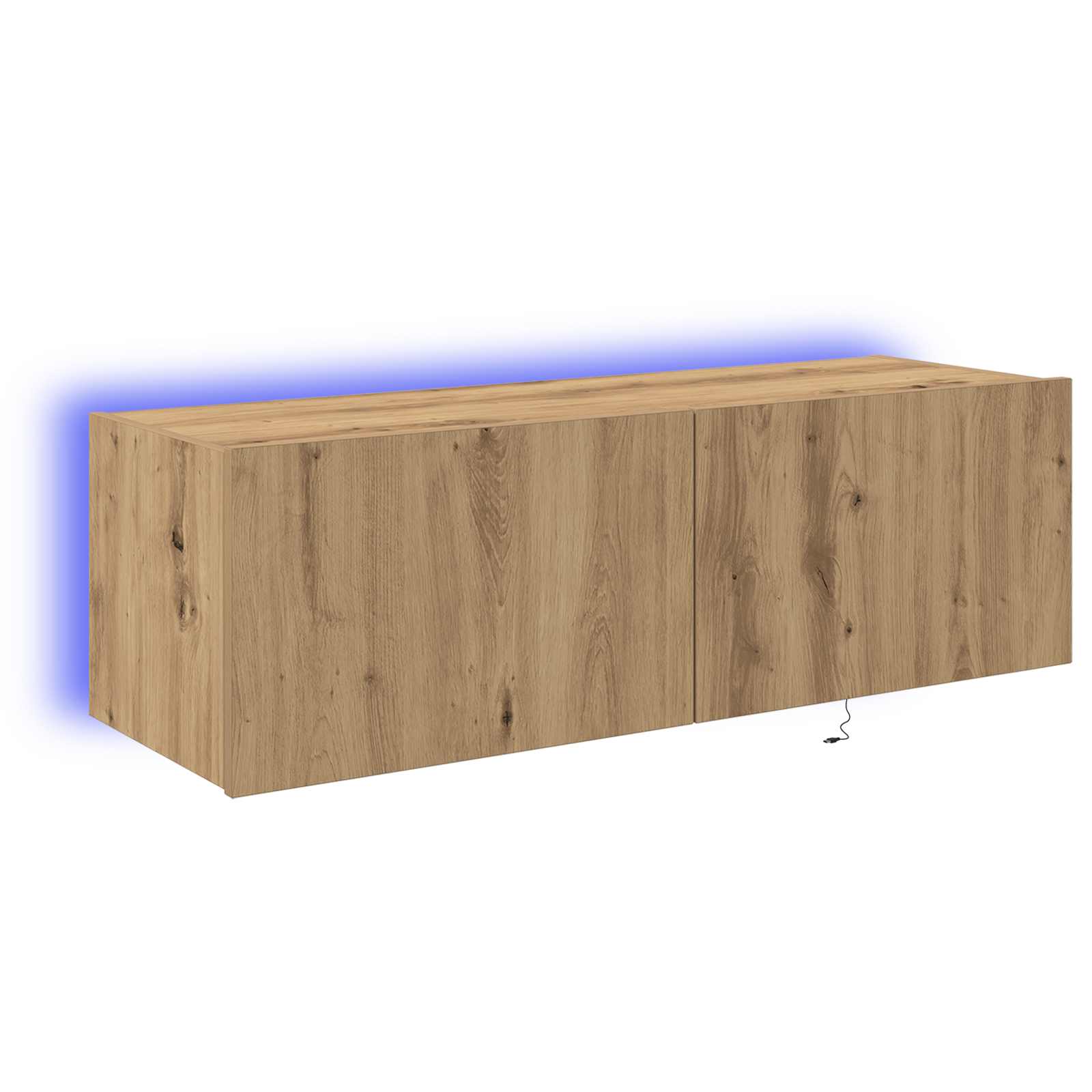 vidaXL Szafka pod telewizor z LED Dąb rzemieślniczy 100 x 35 x 31 cm