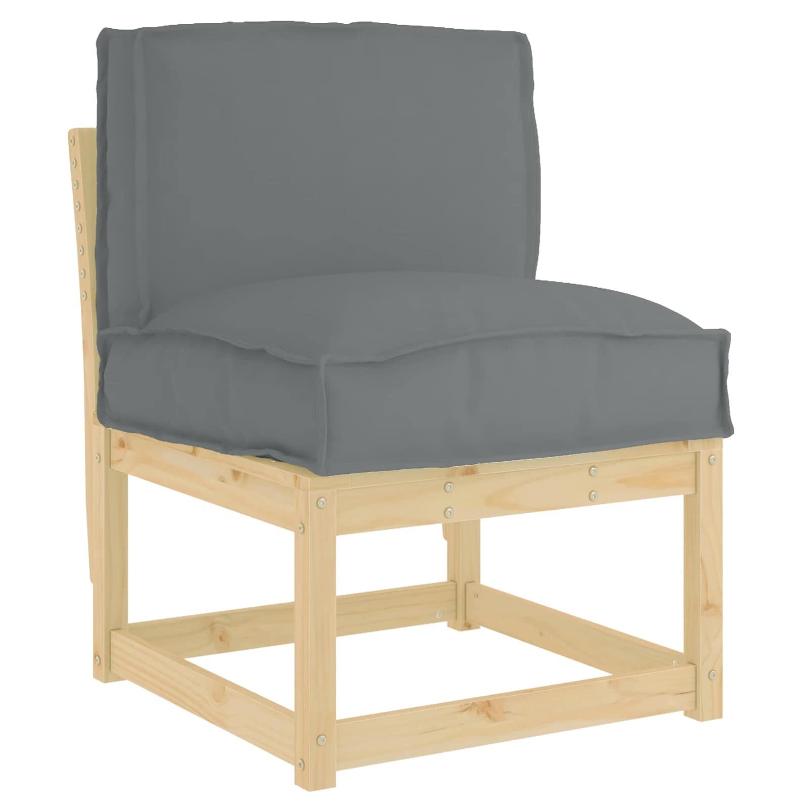 vidaXL Poduszka Antracyt 50 x 40 x 12 cm Materiał Oxford