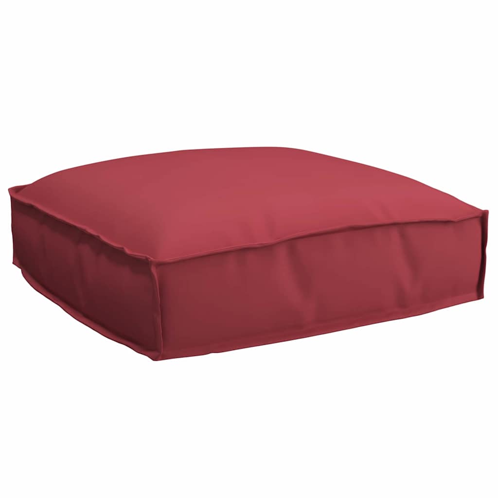 vidaXL Poduszka Czerwone wino 50 x 50 x 12 cm Materiał Oxford