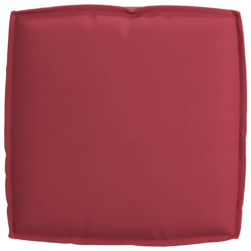 vidaXL Poduszka Czerwone wino 50 x 50 x 12 cm Materiał Oxford