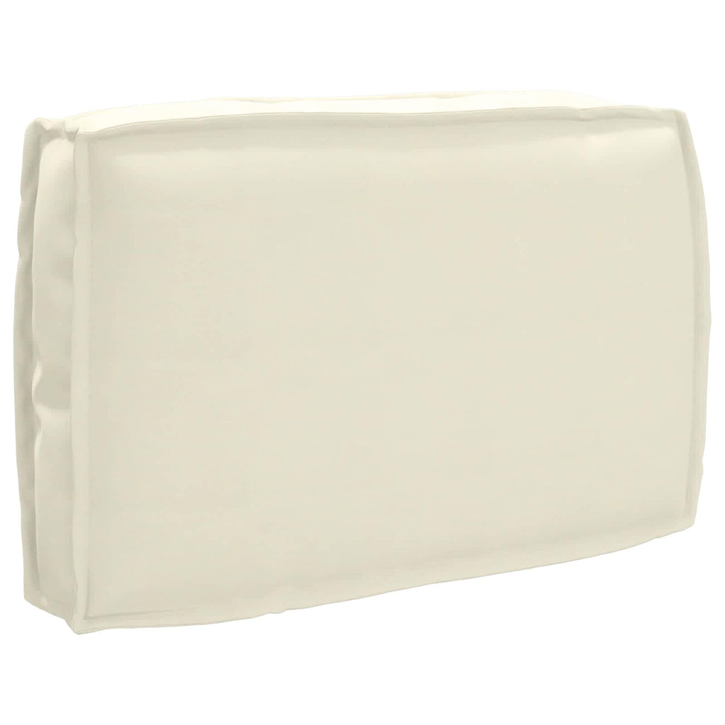 vidaXL Poduszka Kremowy 60 x 40 x 12 cm Materiał Oxford