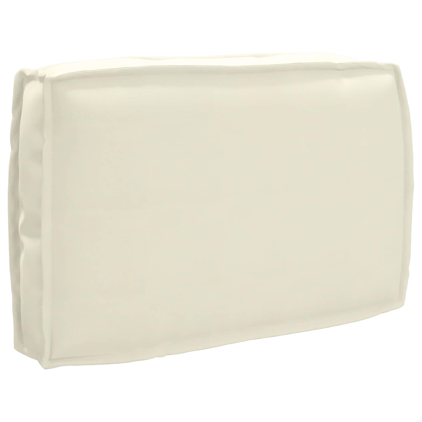vidaXL Poduszka Kremowy 60 x 40 x 12 cm Materiał Oxford
