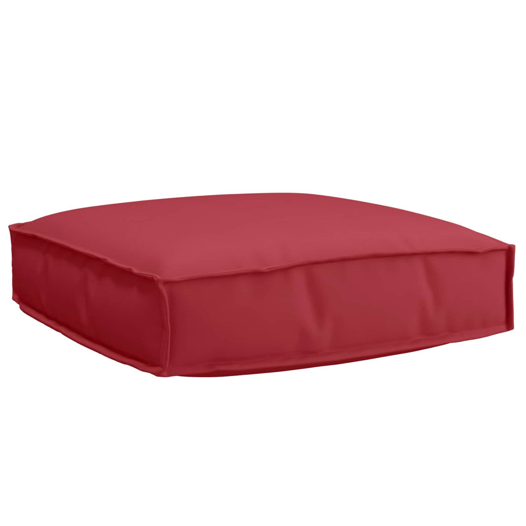 vidaXL Poduszka Czerwone wino 60 x 60 x 12 cm Materiał Oxford