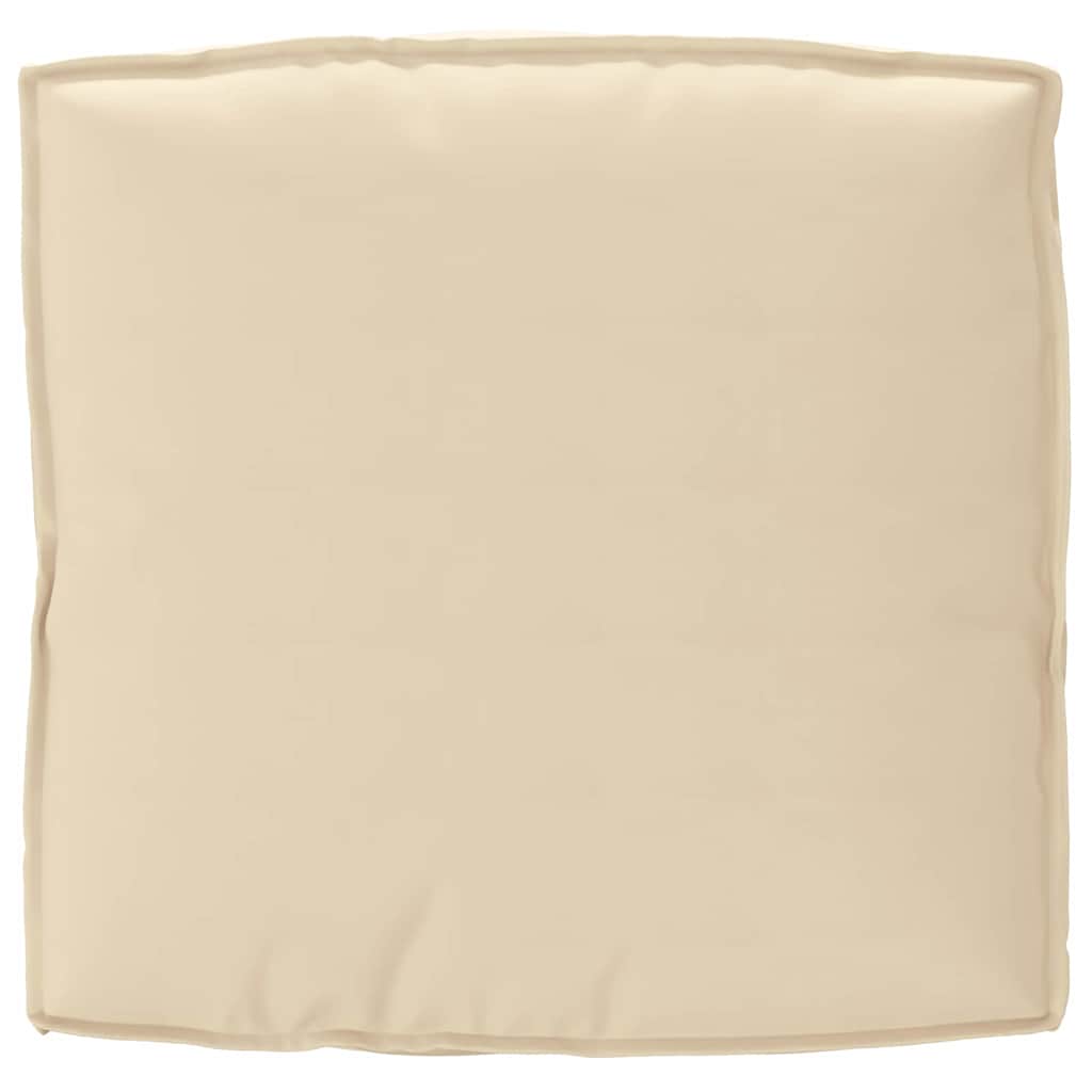 vidaXL Poduszka Beżowy 80 x 80 x 12 cm Materiał Oxford