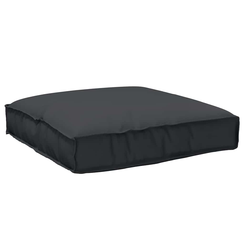 vidaXL Poduszka Czarny 80 x 80 x 12 cm Materiał Oxford