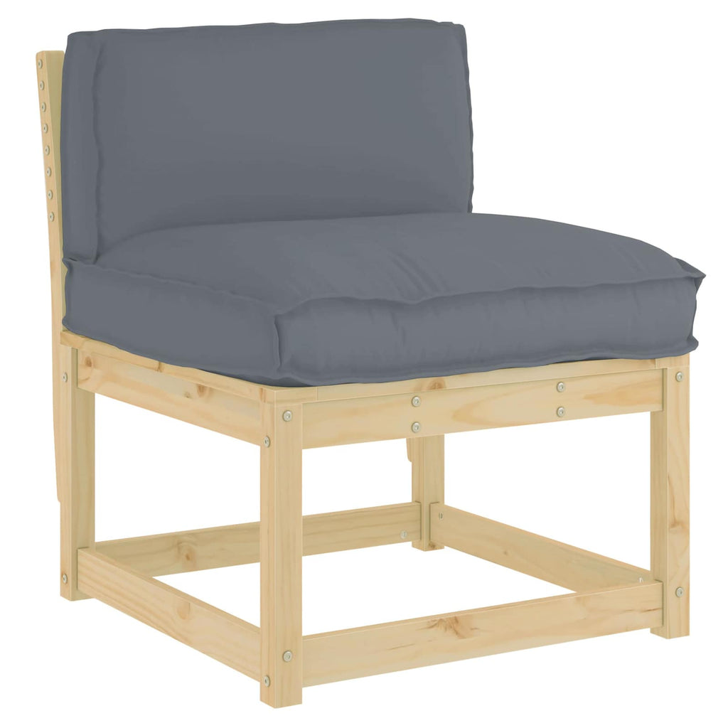 vidaXL Poduszka Antracyt 70 x 40 x 12 cm Materiał Oxford