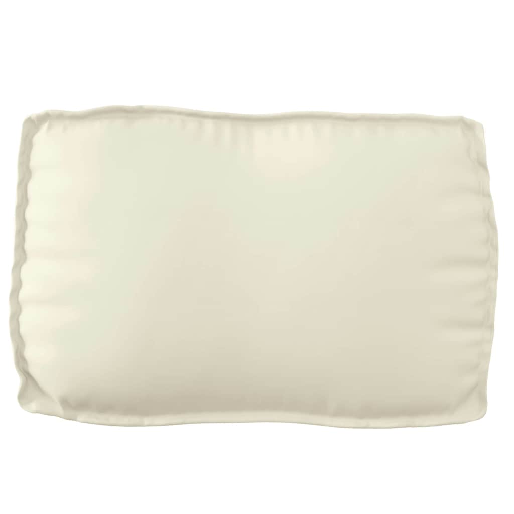 vidaXL Poduszka Kremowy 70 x 40 x 12 cm Materiał Oxford