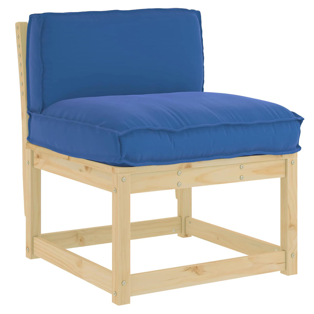 vidaXL Poduszka Niebieski królewski 70 x 40 x 12 cm Materiał Oxford