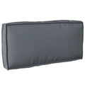 vidaXL Poduszka Antracyt 80 x 40 x 12 cm Materiał Oxford