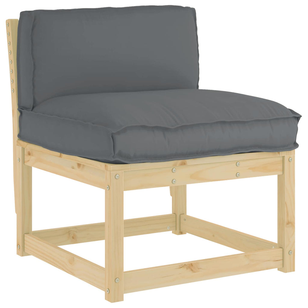 vidaXL Poduszka Antracyt 80 x 40 x 12 cm Materiał Oxford