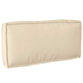 vidaXL Poduszka Beżowy 80 x 40 x 12 cm Materiał Oxford