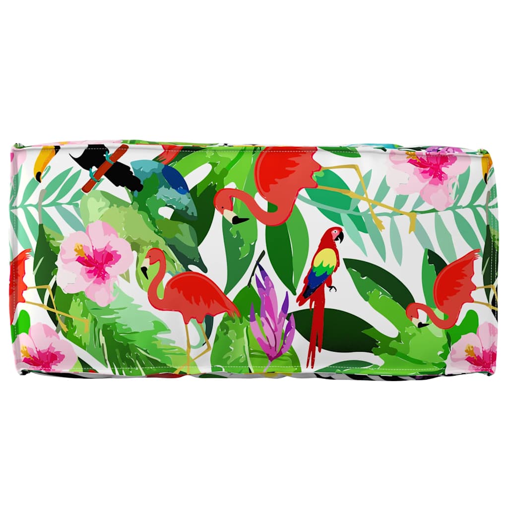 vidaXL Poduszka Kwiatowy Wielokolorowe 80 x 40 x 12 cm Materiał Oxford