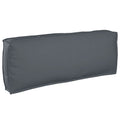 vidaXL Poduszka Antracyt 120 x 40 x 12 cm Materiał Oxford