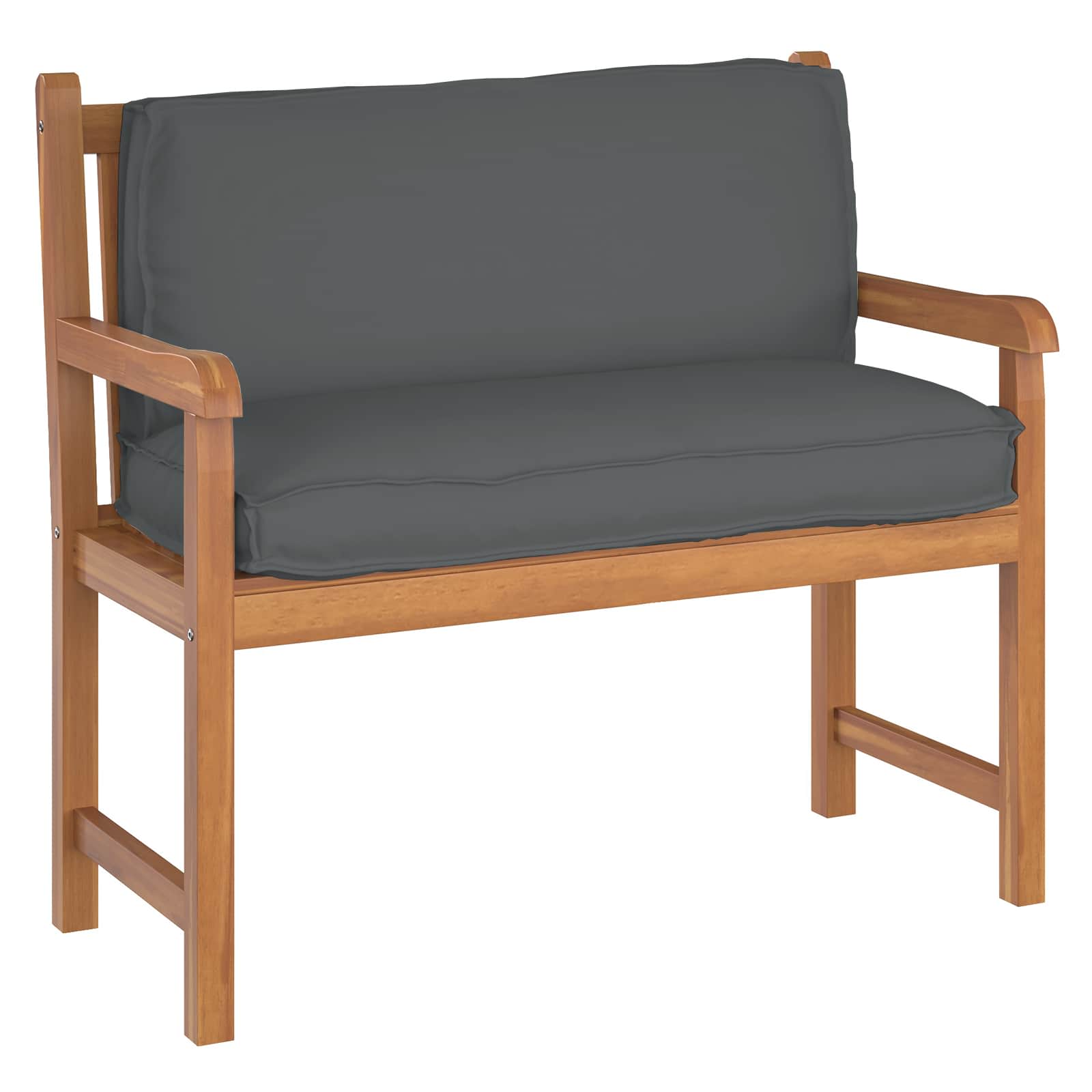 vidaXL Poduszka Antracyt 120 x 40 x 12 cm Materiał Oxford