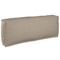 vidaXL Poduszka Ciemnoszary 120 x 40 x 12 cm Materiał Oxford