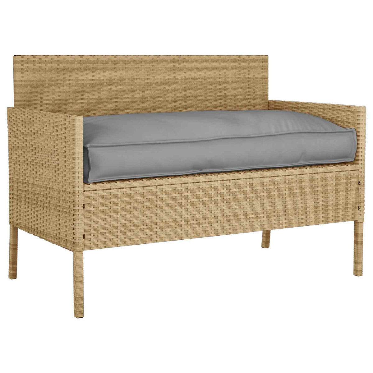 vidaXL Poduszka Materiał Oxford Szary 120 x 60 x 12 cm