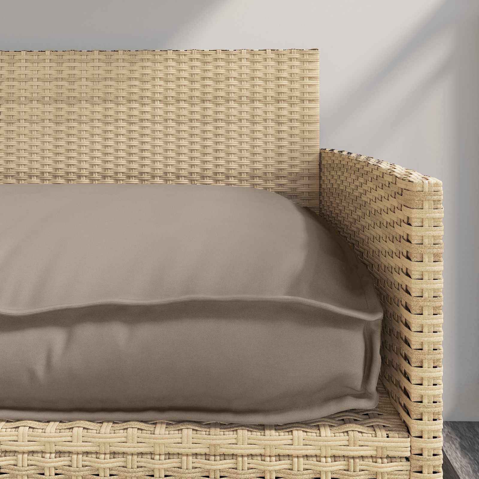 vidaXL Poduszka Materiał Oxford Ciemnoszary 120 x 60 x 12 cm