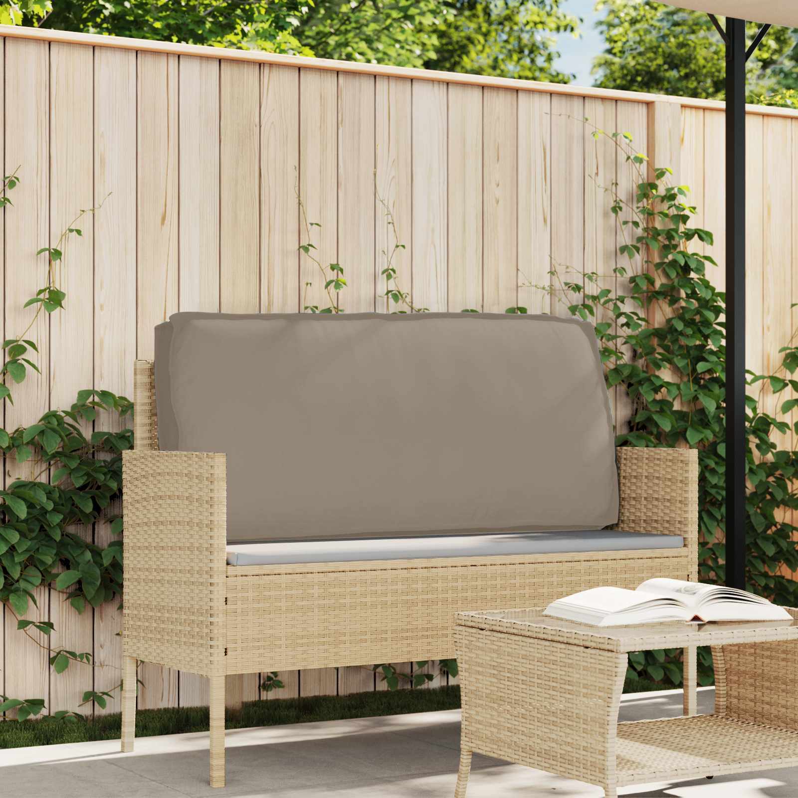 vidaXL Poduszka Materiał Oxford Ciemnoszary 120 x 60 x 12 cm