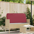 vidaXL Poduszka Czerwone wino 120 x 60 x 12 cm Materiał Oxford