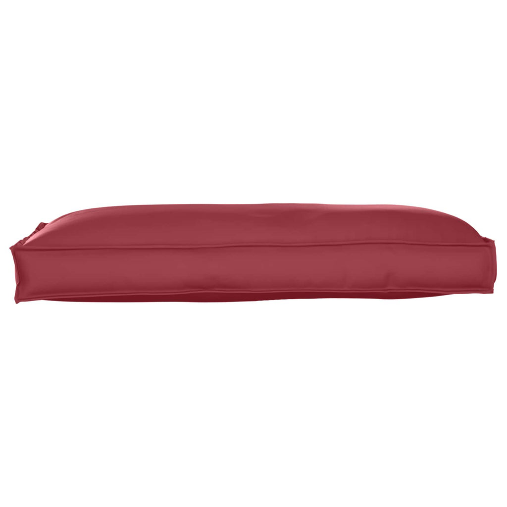 vidaXL Poduszka Czerwone wino 120 x 60 x 12 cm Materiał Oxford