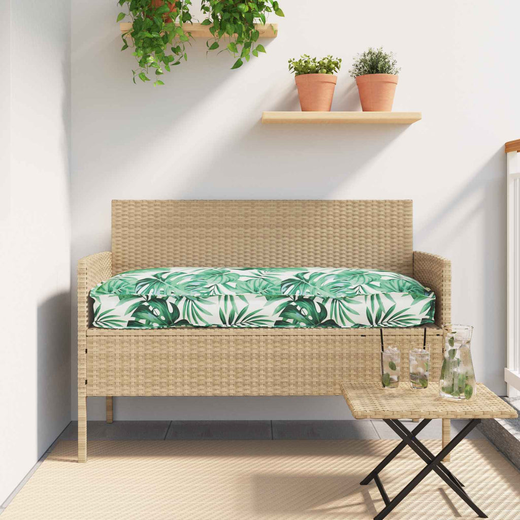 vidaXL Poduszka Wzór liścia 120 x 60 x 12 cm Materiał Oxford Liść