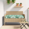 vidaXL Poduszka Wzór liścia 120 x 60 x 12 cm Materiał Oxford Liść