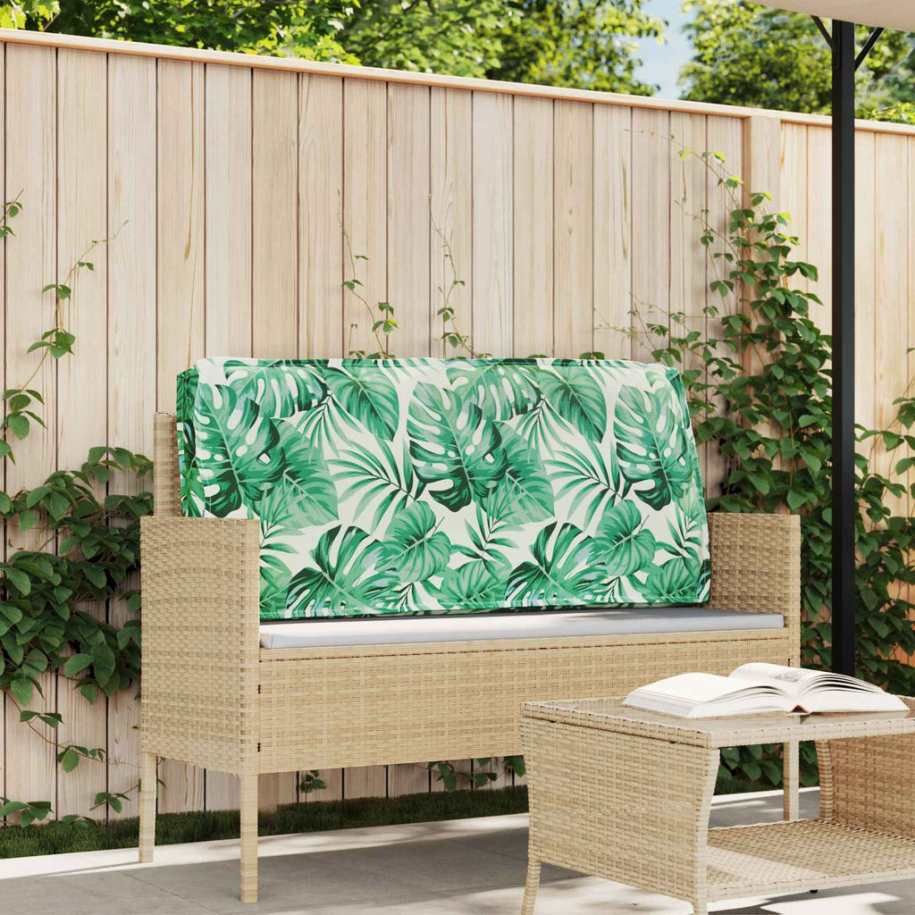 vidaXL Poduszka Wzór liścia 120 x 60 x 12 cm Materiał Oxford Liść