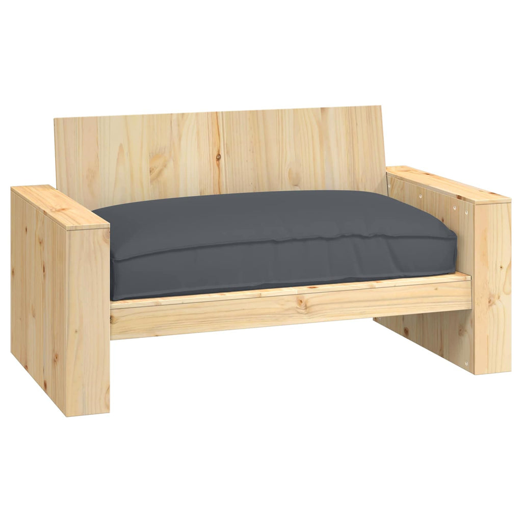 vidaXL Poduszka Antracyt 120 x 80 x 12 cm Materiał Oxford