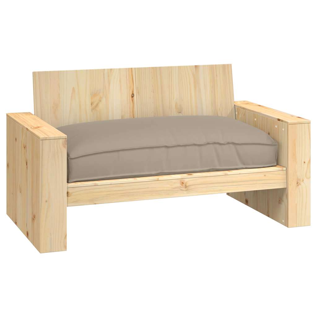 vidaXL Poduszka Ciemnoszary 120 x 80 x 12 cm Materiał Oxford