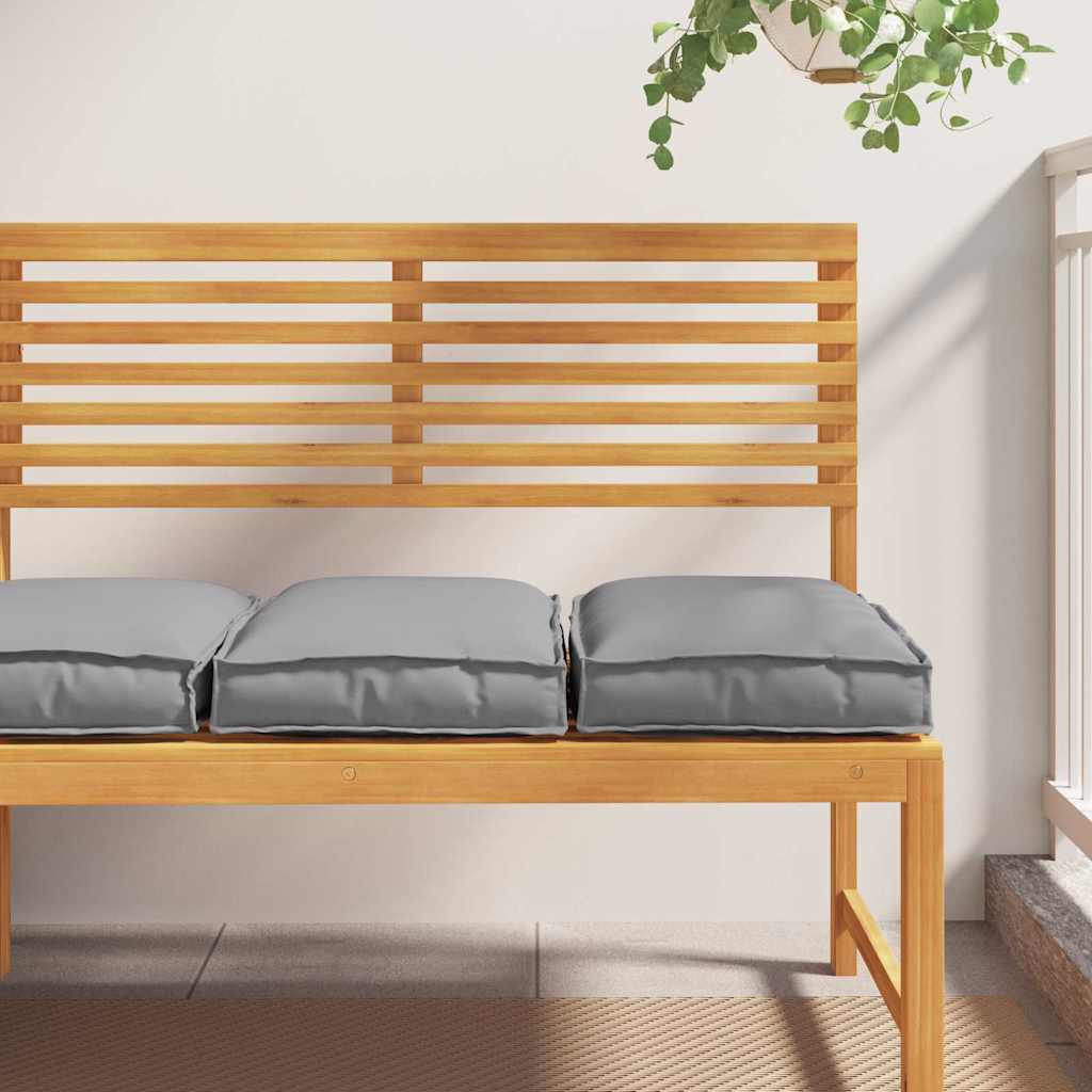 vidaXL Poduszka 2 pcs Szary 40 x 40 x 8 cm Materiał Oxford