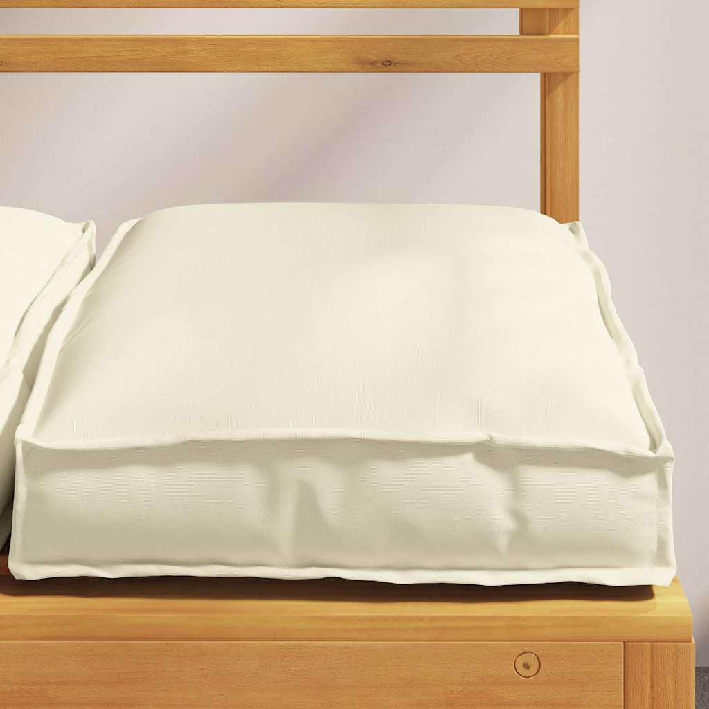 vidaXL Poduszka 2 pcs Kremowy 40 x 40 x 8 cm Materiał Oxford