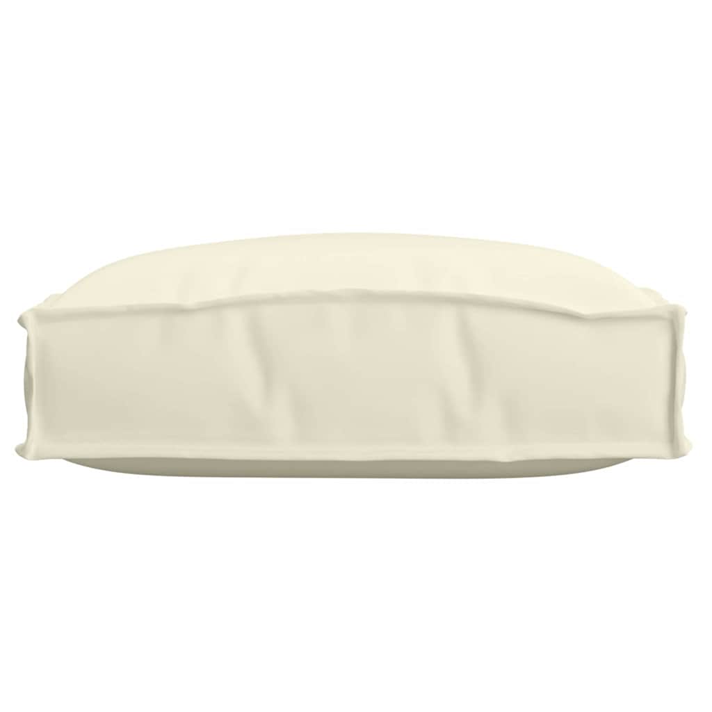 vidaXL Poduszka 2 pcs Kremowy 40 x 40 x 8 cm Materiał Oxford