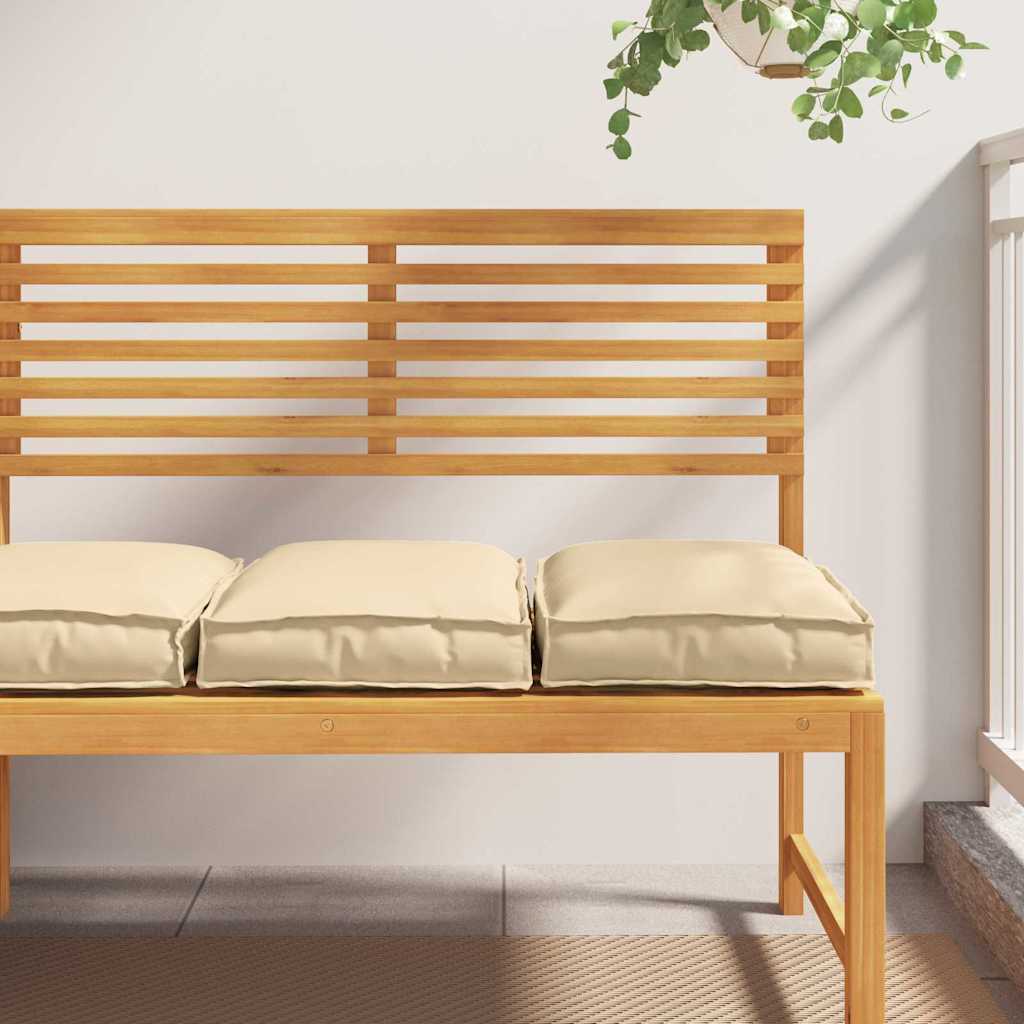 vidaXL Poduszka 2 pcs Beżowy 40 x 40 x 8 cm Materiał Oxford