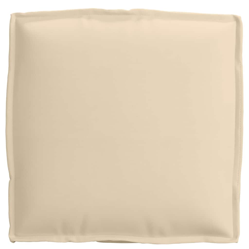 vidaXL Poduszka 2 pcs Beżowy 40 x 40 x 8 cm Materiał Oxford